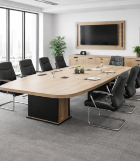 Bob's Barrel-Shaped Boardroom Table