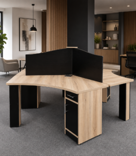 Bob's Round Cluster Desk