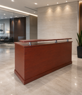 Nazia's Reception Counter
