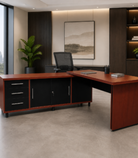 Yuppie Lawyer Desk with Laminated Leg