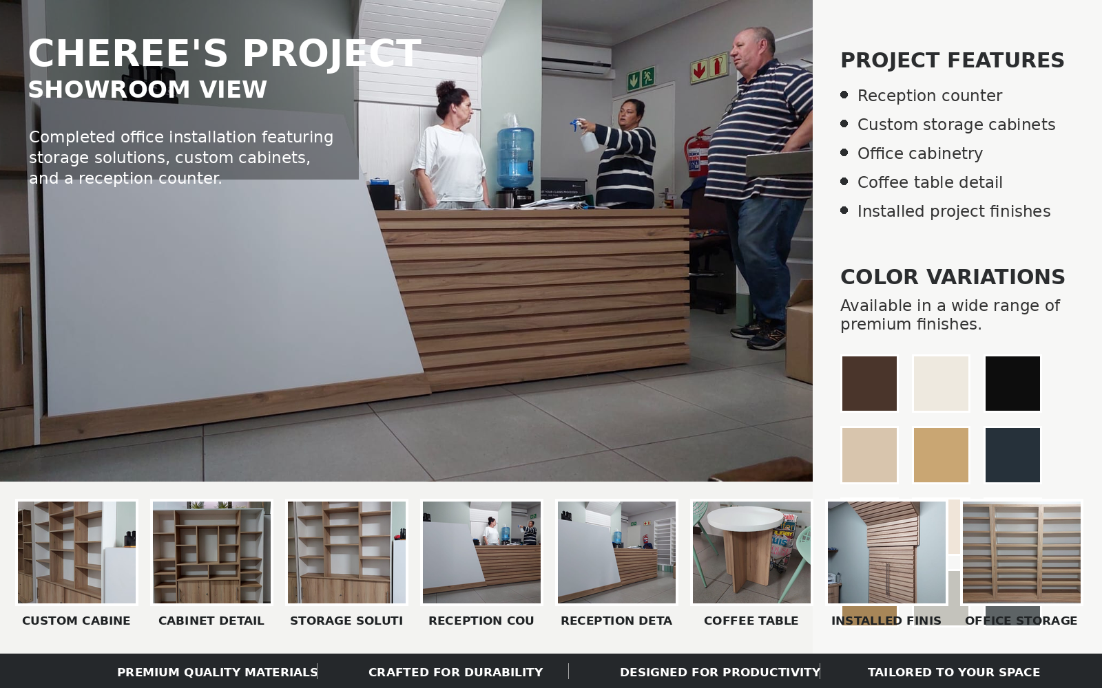 Office Furniture Fabricators