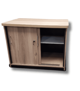 Credenza With Sliding Doors